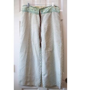 Max Studio 100% Silk Palazzo Pants Medium Vintage